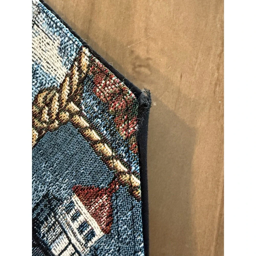 6‎ Vintage Tapestry Lighthouse Nautical Placemats Ocean Beach Theme Preowned